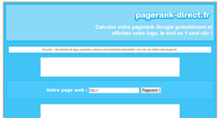 Desktop Screenshot of pagerank-direct.fr