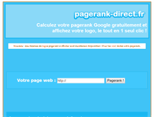 Tablet Screenshot of pagerank-direct.fr