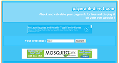 Desktop Screenshot of pagerank-direct.com