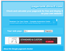 Tablet Screenshot of pagerank-direct.com